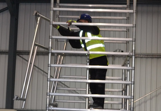PASMA towers for users is a one day training course for anyone working with mobile access towers.