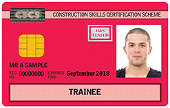 CSCS Trainee Card CSCS Red Card