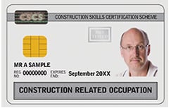 Construction Related Occupation Card