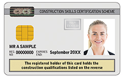 Unique 40 Professional Qualified Person Cscs Card