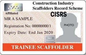 CISRS Trainee Scaffolder