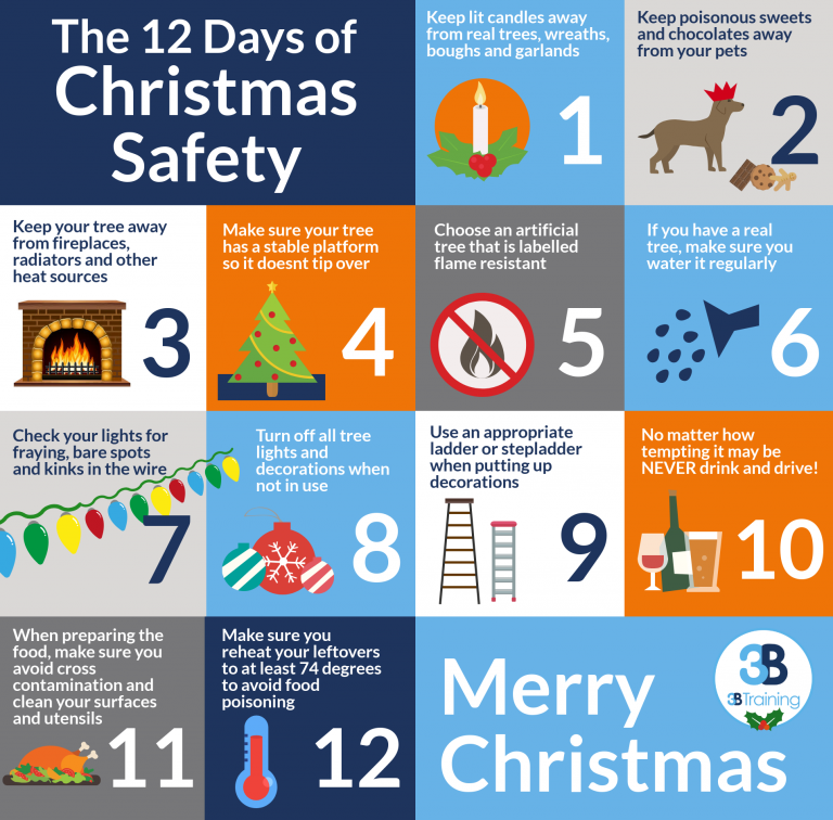 12 Days of Christmas Safety Tips 3B Training Limited