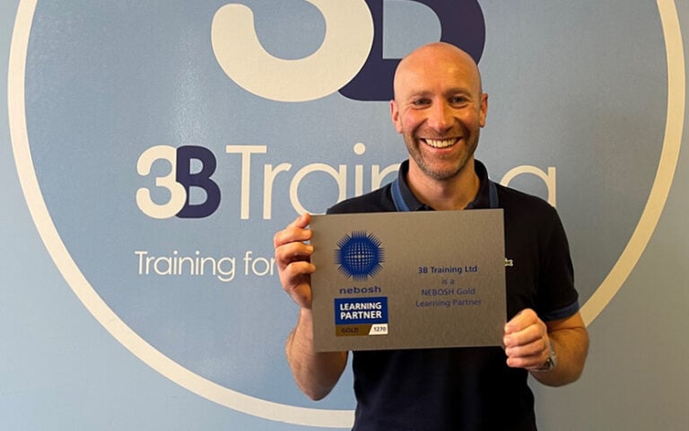 3B Training receives NEBOSH Gold Learning Partner status.