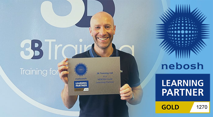 3B Training are NEBOSH Gold Learning Partners