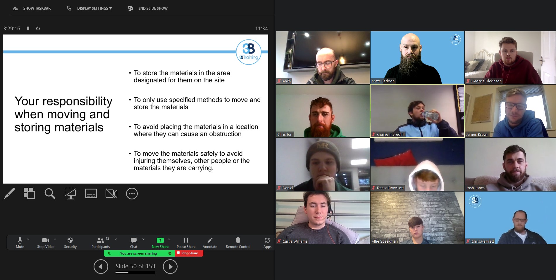 CSCS Course Online Zoom