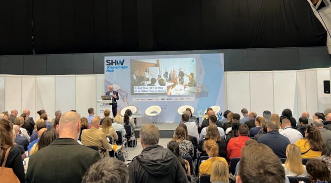 Mathew Bewley at the Safety, Health and Wellbeing show 2022