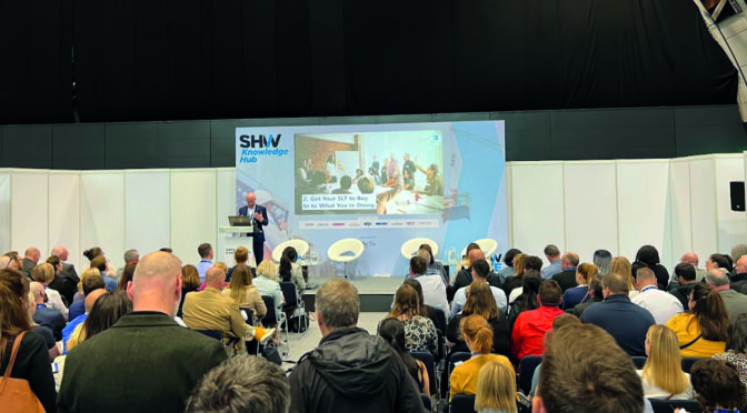 Mathew Bewley at the Safety, Health and Wellbeing show 2022