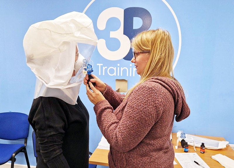 Face Fit training at 3B Training