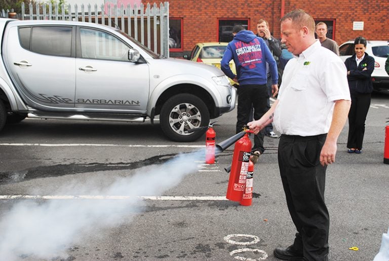 Fire Warden training at 3B Training across the UK