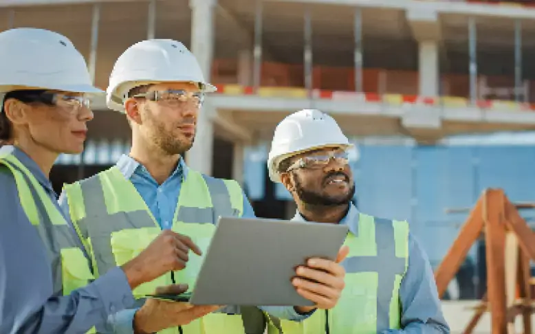 Construction Health and Safety Professionals doing NEBOSH checks