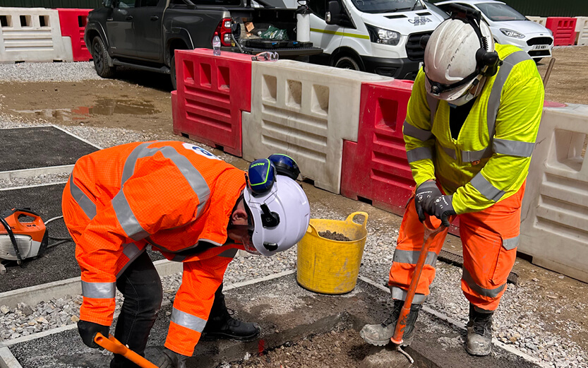 NRSWA Operatives carrying out street works