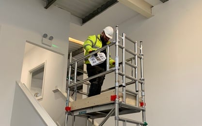 Delegate completing PASMA training