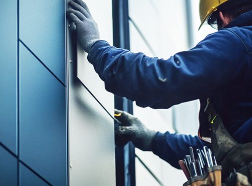 CITB Accredited rainscreen cladding installer training course at 3B Training.