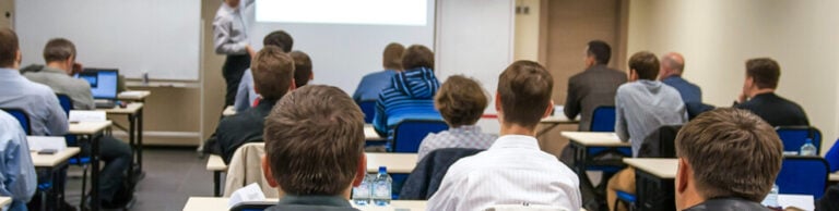 Classroom training at a 3B Training venue