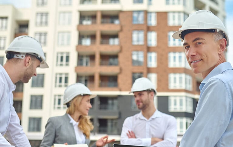 Construction Supervisors and Managers completing their Construction Supervisory and Management NVQs on site