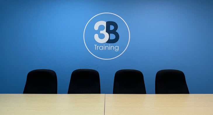 3B Training have rooms available to hire at their training venues.