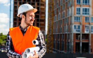 Site Supervisor on site after his SSSTS training