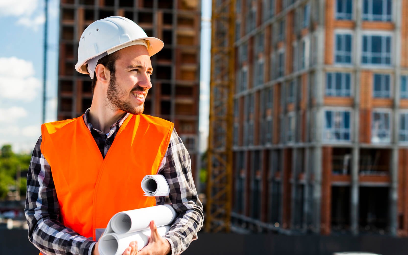 Site Supervisor on site after his SSSTS training