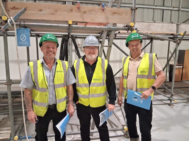 Attendees at the basic scaffold inspection course