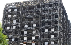 Aftermath of Grenfell Tower Fire