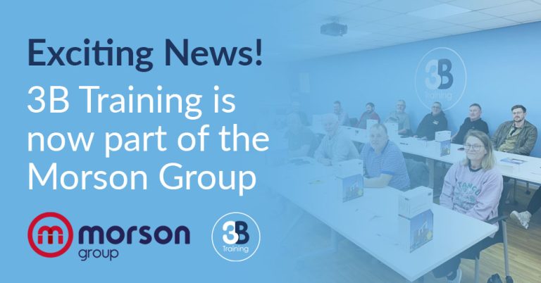 3B Training is now part of the Morson Group