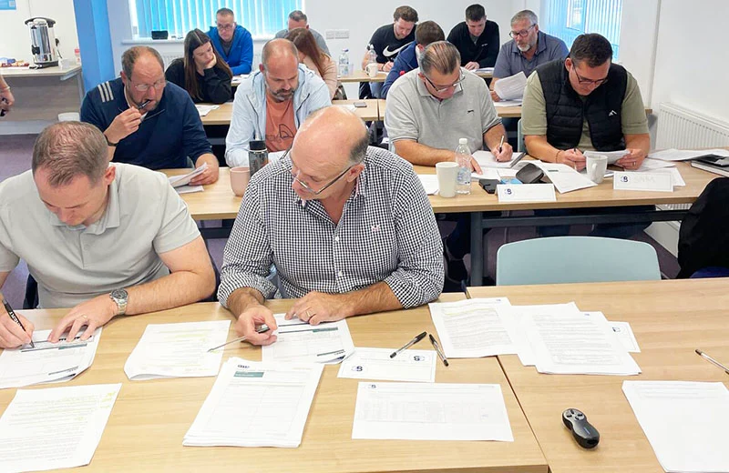 construction professionals sitting a citb exam