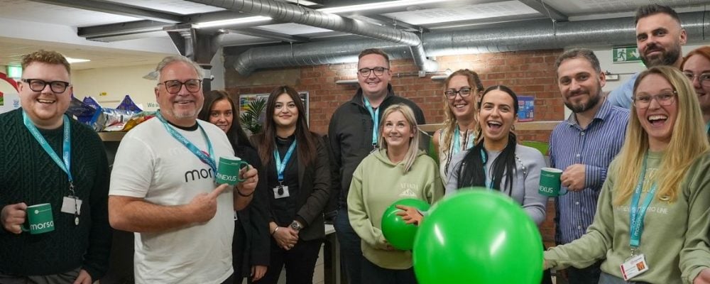 Team celebrate Nexus