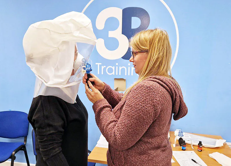 Face Fit training at 3B Training