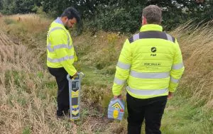 Workers doing cable avoidance